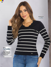 Saco Ajustado Negro TyT Amalia