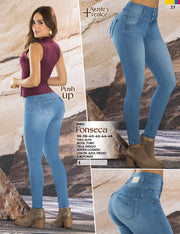 Jeans Push Up Azul Tyt Jeans Fonseca - 42