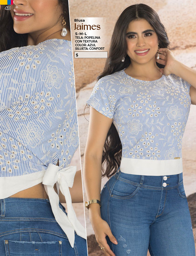 Blusa Confort Azul TyT Jaimes