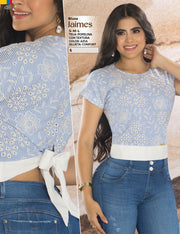 Blusa Confort Azul TyT Jaimes