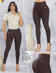 Leggin Tiro Súper Alto Café TyT Anelly