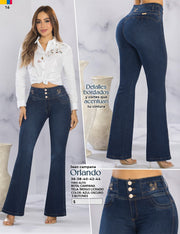Jeans Push Up Azul Tyt Orlando - 42