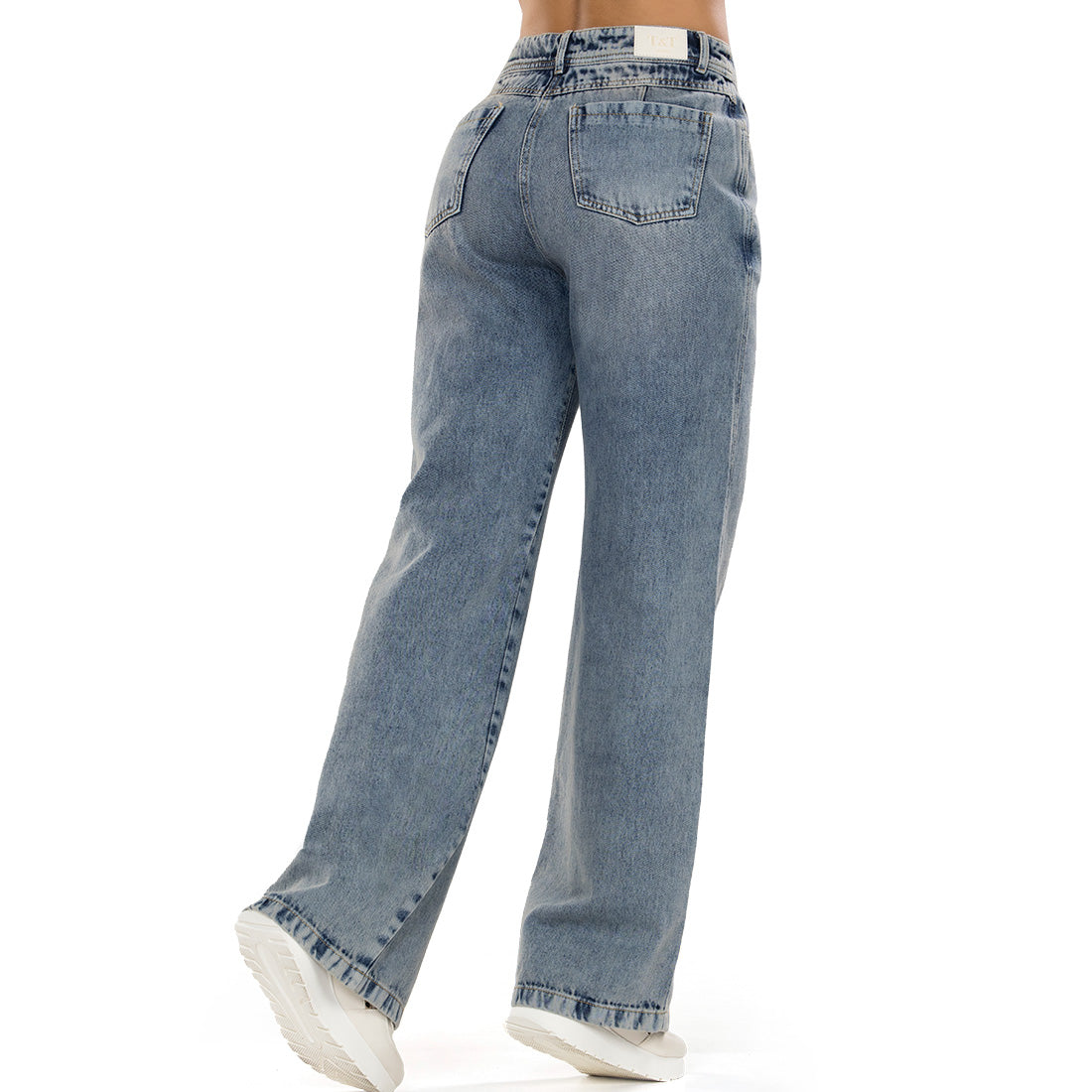 Jean Palazzo Tiro Alto Azul Tyt Jeans Uruguay - foto 1