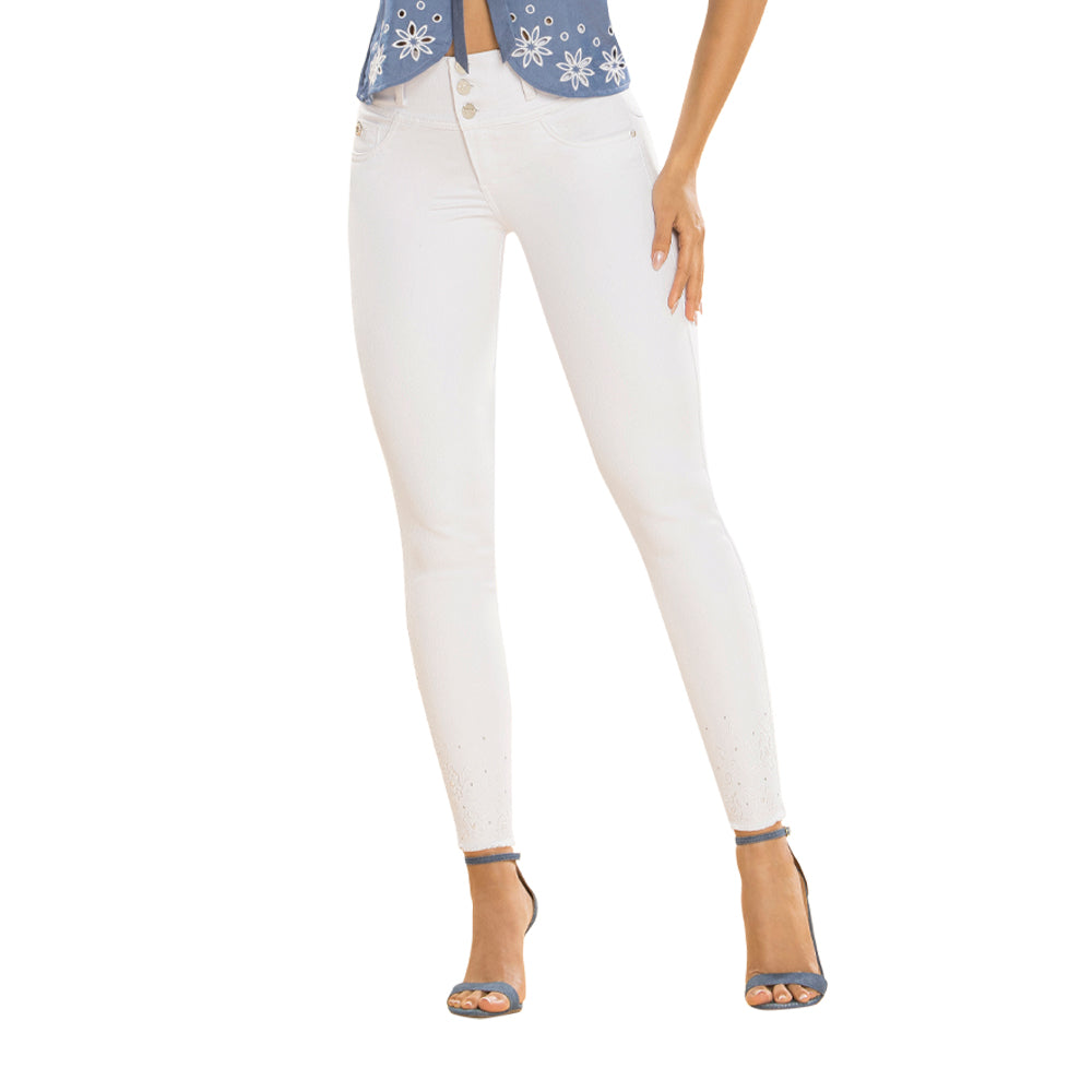 Jean Push Up Blanco Tyt Jeans Valledupar - 42