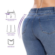 Jeans Palazzo Azul Vintage Mujeron Zidane - 40