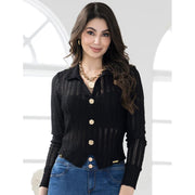 Blusa Manga Larga Negra Tyt Begonia - foto 1
