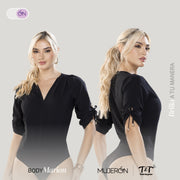 Body Ajustado Negro TyT Marion