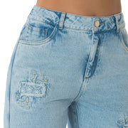 Jean Palazzo Tiro Alto Azul Tyt Jeans Chispita - foto 3