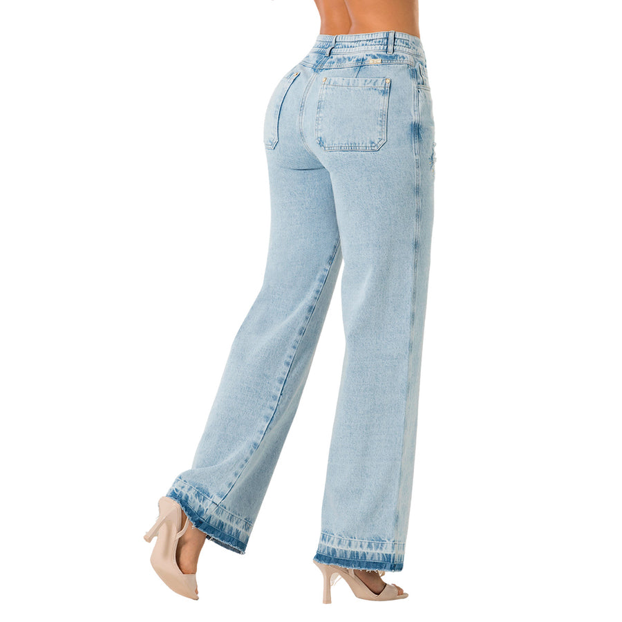 Jean Palazzo Tiro Alto Azul Tyt Jeans Chispita - foto 1