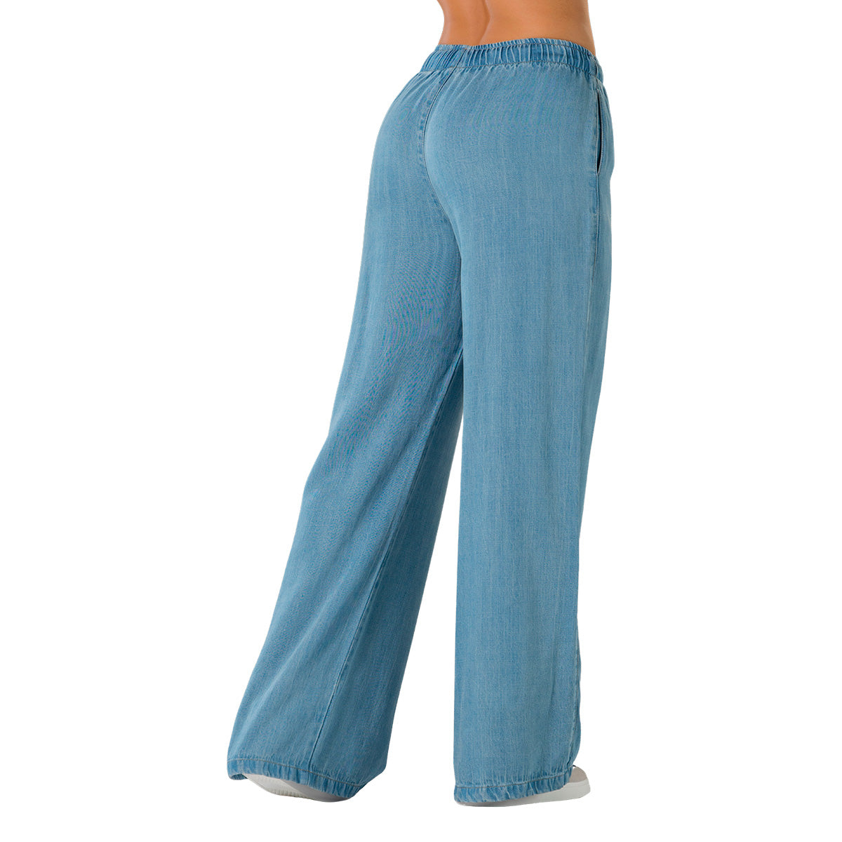 Pantalón Campana Tiro Alto Azul Tyt Jeans Destello - foto 1