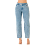 Jean Mom Tiro Alto Azul Tyt Jeans Esplendor - foto 2