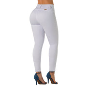 Jean Push Up Tiro Alto Blanco Tyt Jeans Festejo - foto 1