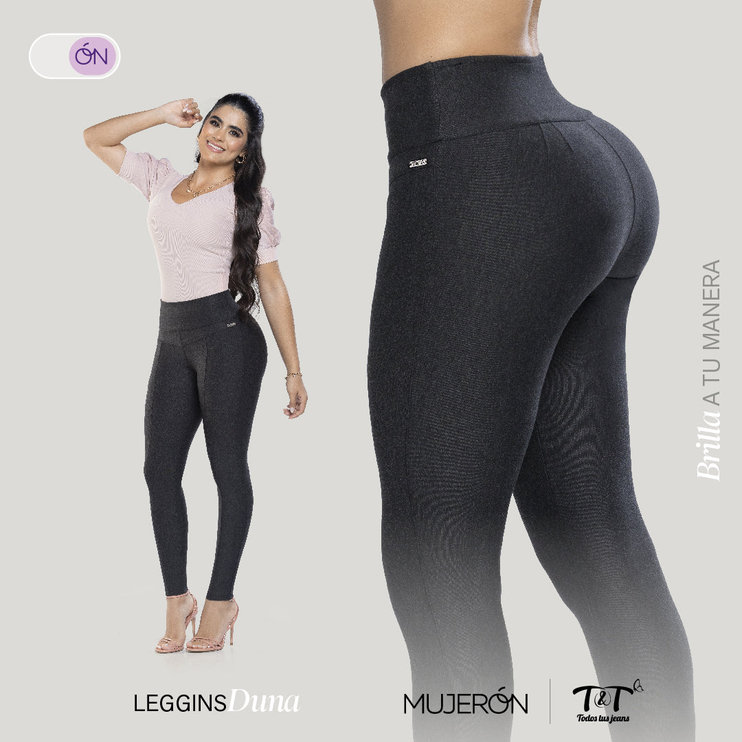 Leggins Super Alto Gris TyT Duna