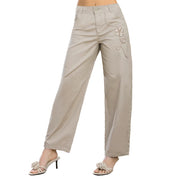 Pantalón Tiro Alto Beige Tyt Morat - foto 2