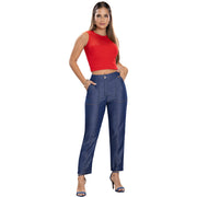 Pantalon Bota Ancha Azul Medio Tyt Marsella