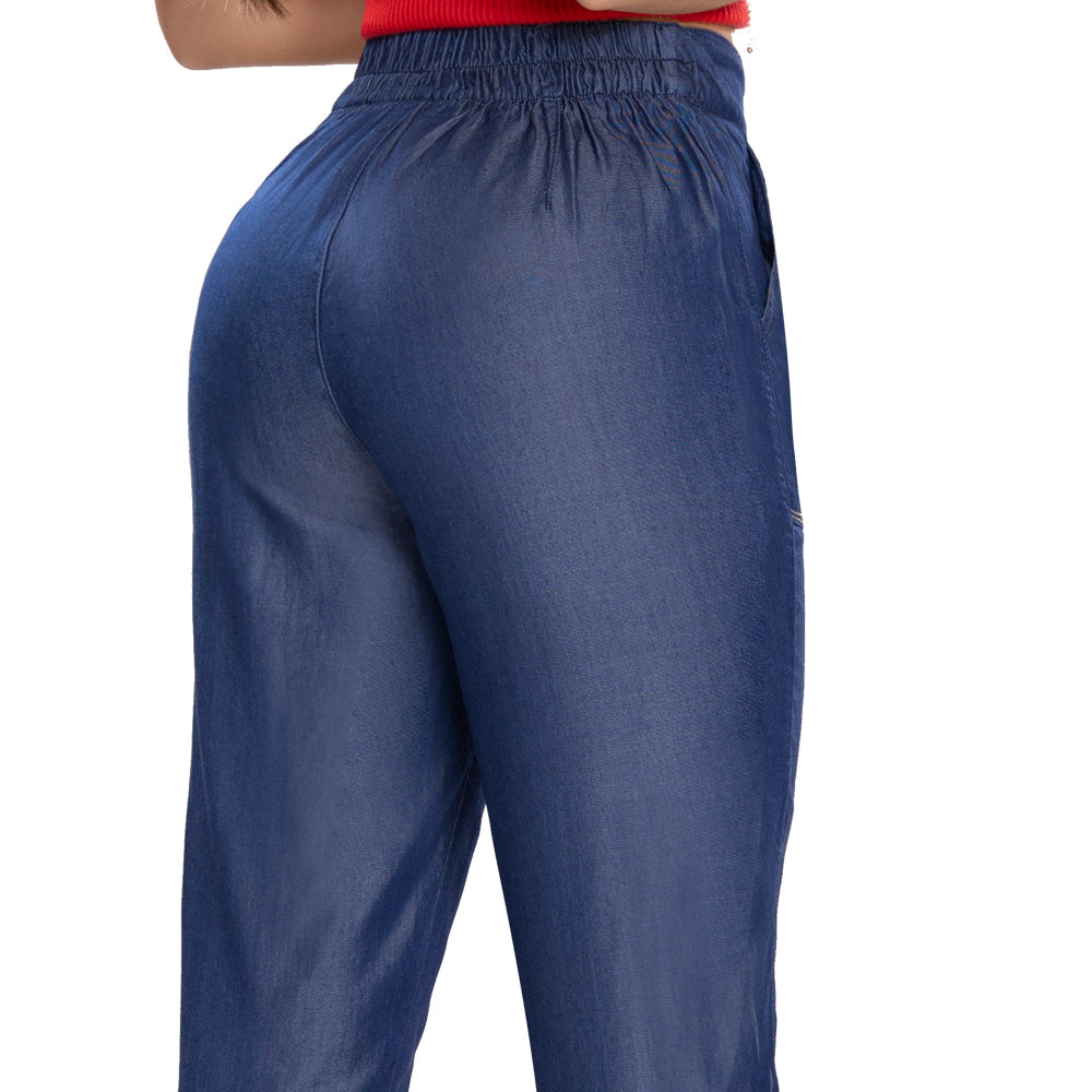 Pantalon Bota Ancha Azul Medio Tyt Marsella - 42