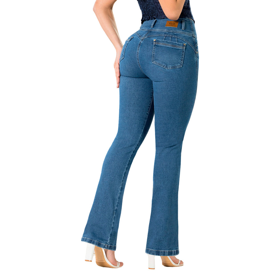 Jean Push Up Tiro Súper Alto Azul Tyt Jeans Ternura - foto 1