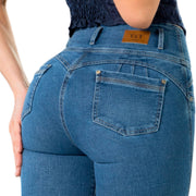 Jean Push Up Tiro Súper Alto Azul Tyt Jeans Ternura - foto 3