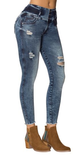 Jeans Colombiano Levanta Cola 21285 Real Jeans