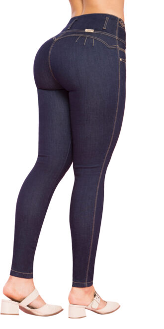 JEANS POESÍA Skinny Azul Petróleo – Estilo que escribe tu fuerza