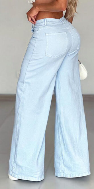 Jeans AS06382 Wide Leg Esencia Valiente - Azul