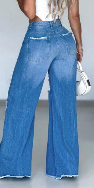 Jeans AS06552 Bota Ancha Poder Clásico