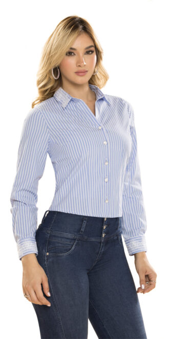 CESAR Blusa Multirayada